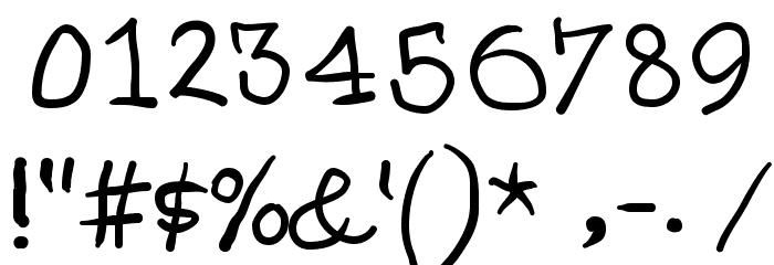 QuickMax Font OTHER CHARS
