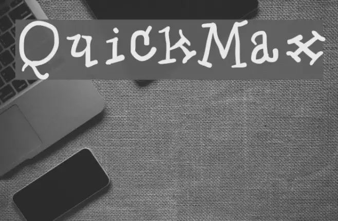 QuickMax Font examples