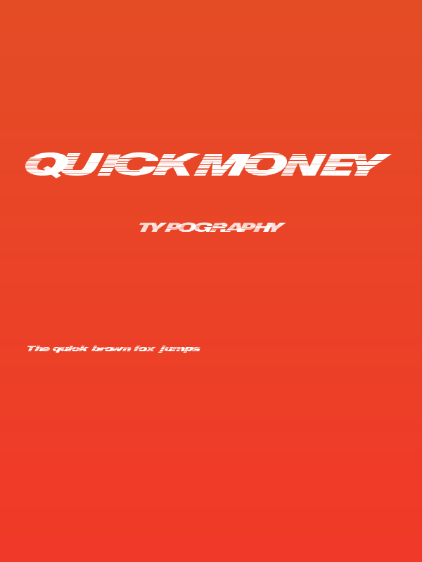 QuickMoney Poster