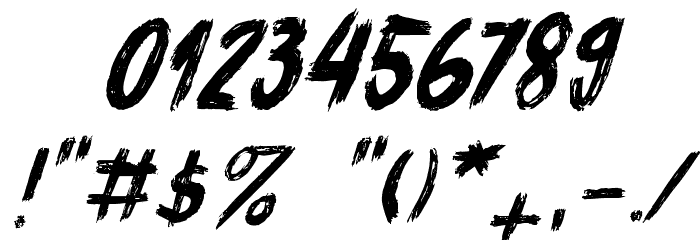 QuickPick-Italic Font OTHER CHARS