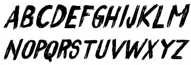 QuickPick-Italic Schriftart Groß
