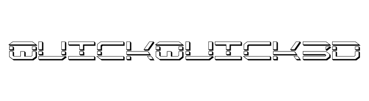 QuickQuick 3D Font