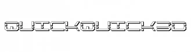 QuickQuick 3D  Fuentes Gratis Descargar