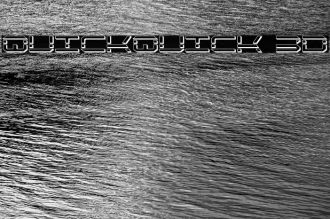 QuickQuick 3D Font examples