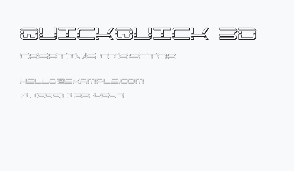 QuickQuick 3D Business Card