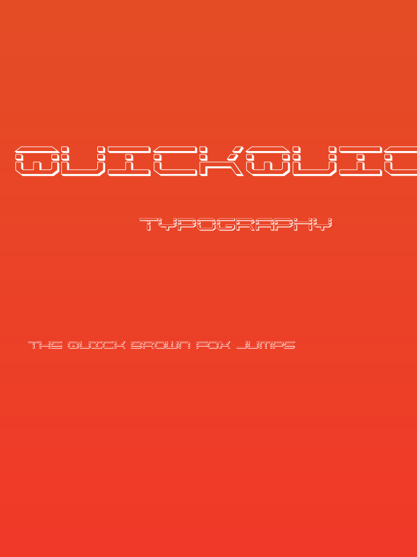 QuickQuick 3D Poster