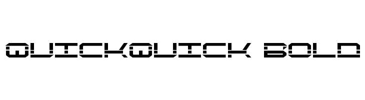 QuickQuick Bold  les polices de caractères gratuit tlcharger