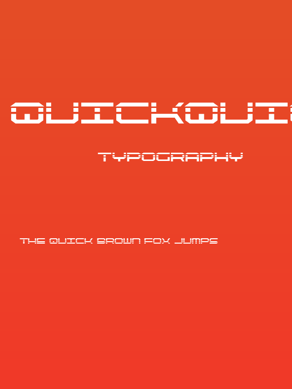 QuickQuick Bold Poster