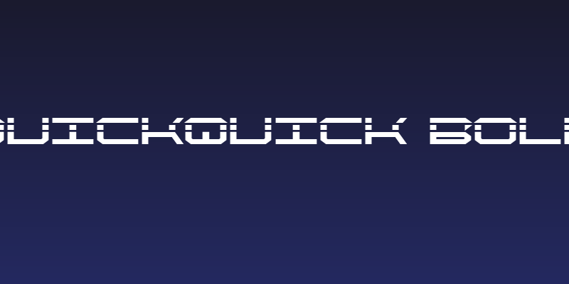 QuickQuick Bold Social Header