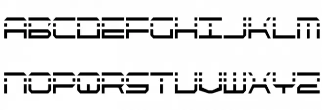 QuickQuick Condensed Font Litere mari