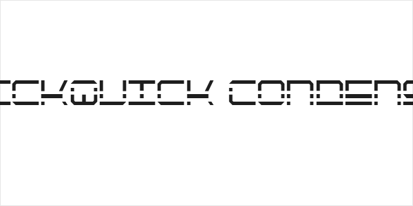 QuickQuick Condensed Logo