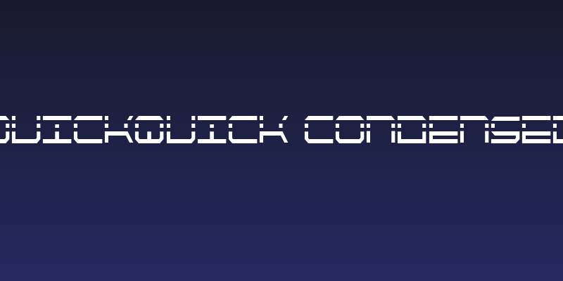 QuickQuick Condensed Social Header