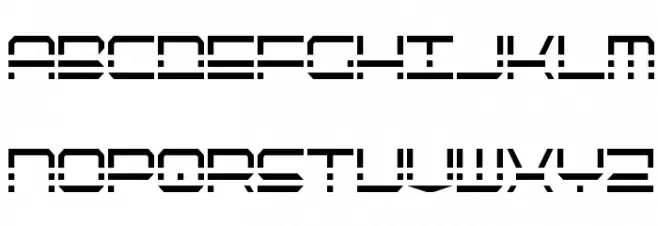 QuickQuick Condensed Font LOWERCASE