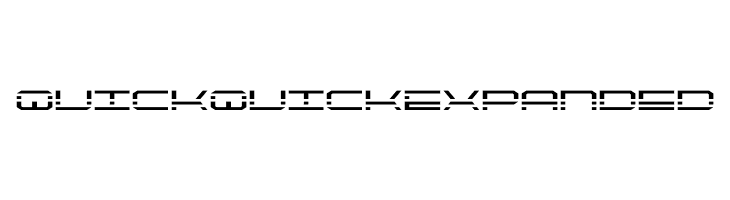 QuickQuick Expanded Schriftart