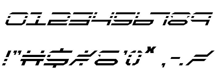 QuickQuick Italic Font OTHER CHARS