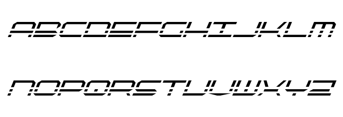 QuickQuick Italic Font LOWERCASE