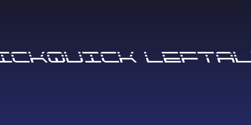 QuickQuick Leftalic Social Header