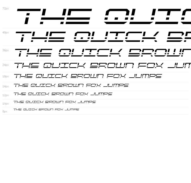 QuickQuick Semi-Italic Waterfall