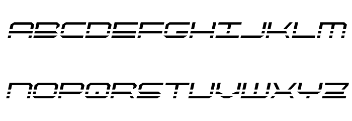 QuickQuick Semi-Italic Font LOWERCASE