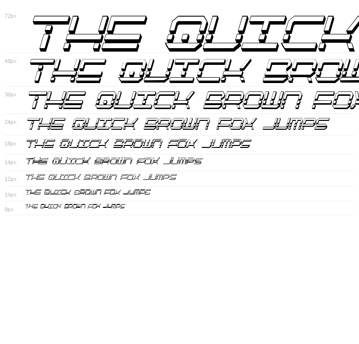 QuickQuick Shadow ItalCondensed Waterfall