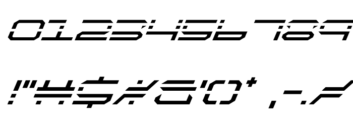 QuickQuick Super-Italic Font Alte caractere