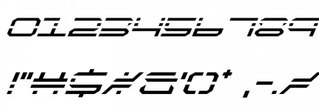 QuickQuick Super-Italic Шрифта ДРУГИЕ символов