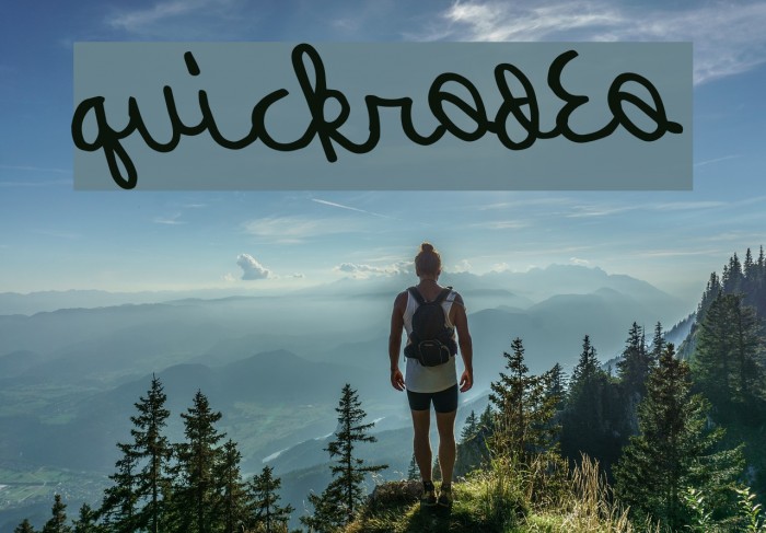 QuickRodeo Font examples