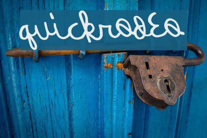 QuickRodeo Font examples