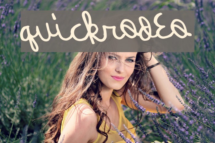 QuickRodeo Font examples