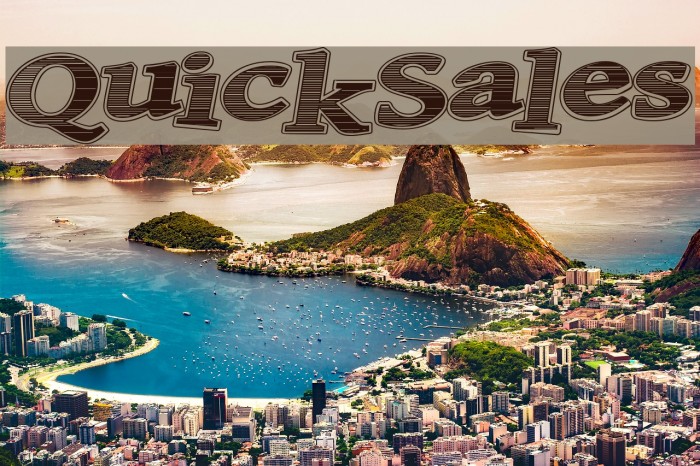 QuickSales Font examples