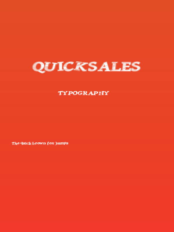 QuickSales Poster