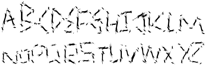 QuickSlash Font LOWERCASE