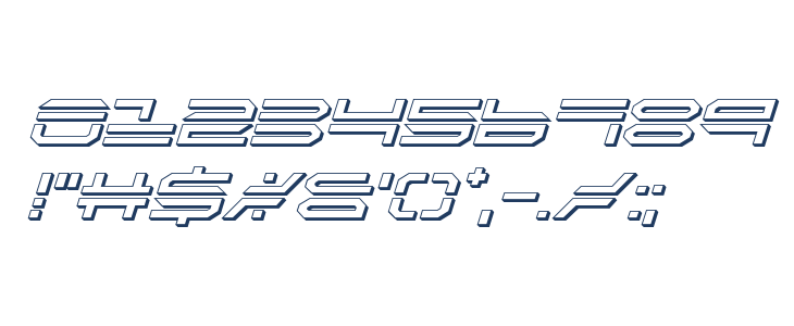 QuickStrike 3D Italic Other Characters