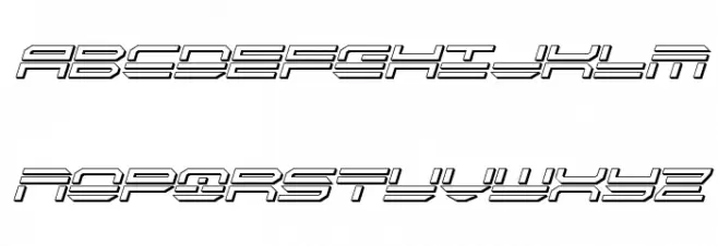 QuickStrike 3D Italic Polices MAJUSCULES