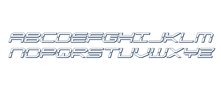 QuickStrike 3D Italic Lowercase