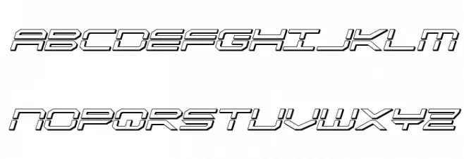 QuickStrike 3D Italic Fuentes MINÚSCULAS