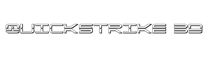 QuickStrike 3D  Fuentes Gratis Descargar