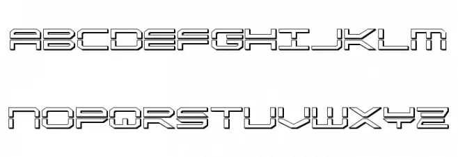 QuickStrike 3D 字体 小写