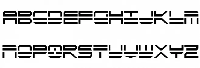 QuickStrike Condensed Schriftart Groß