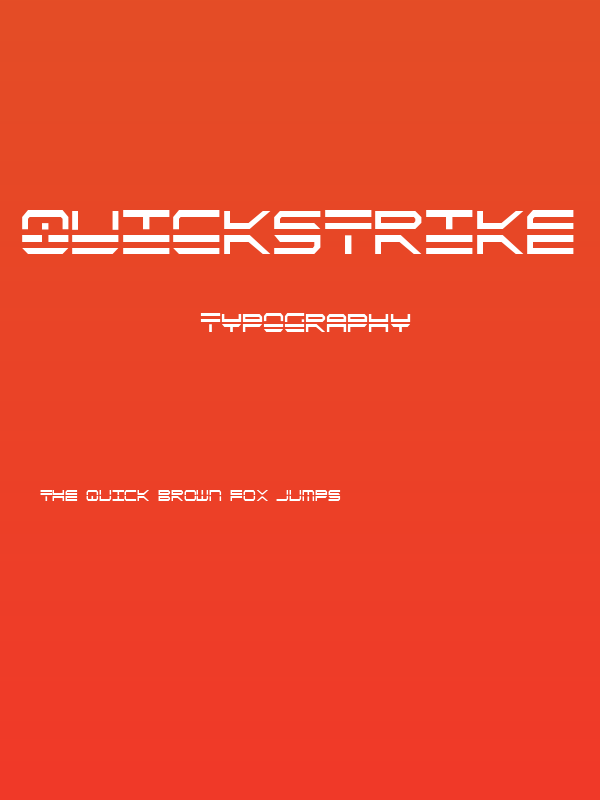 QuickStrike Condensed Poster