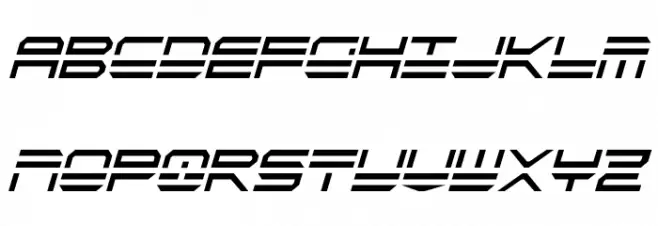 QuickStrike Italic Condensed Polices MAJUSCULES