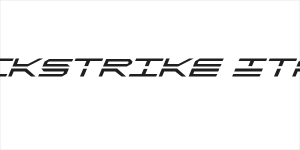 QuickStrike Italic Logo