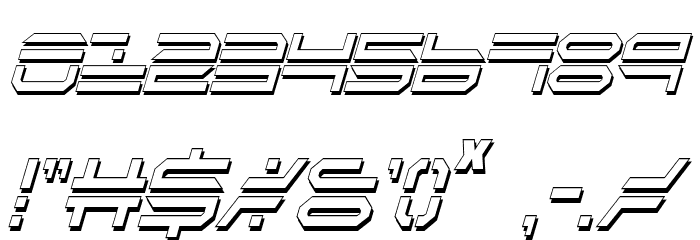 QuickStrike Shadow ItalCon Font OTHER CHARS