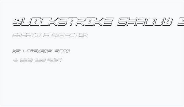 QuickStrike Shadow ItalCon Business Card
