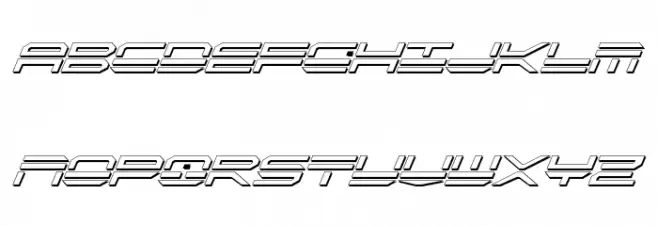 QuickStrike Shadow Italic Шрифта ВЕРХНИЙ