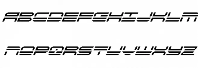 QuickStrike Super-Italic Polices MAJUSCULES