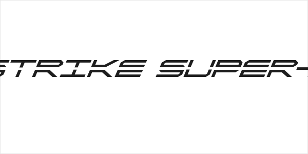 QuickStrike Super-Italic Logo