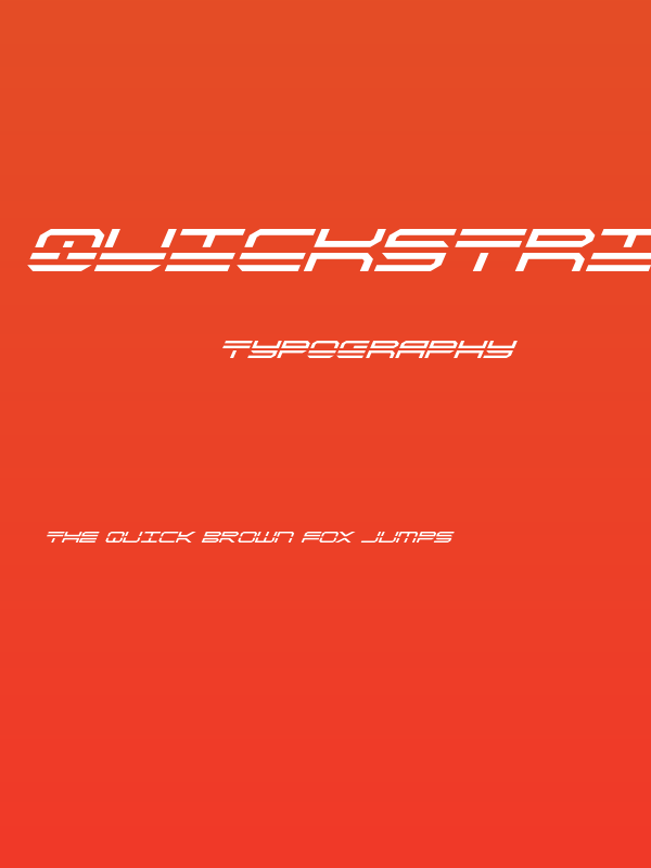 QuickStrike Super-Italic Poster