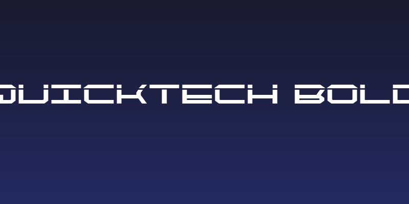 QuickTech Bold Social Header