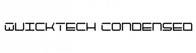 QuickTech Condensed  تنزيل الخطوط